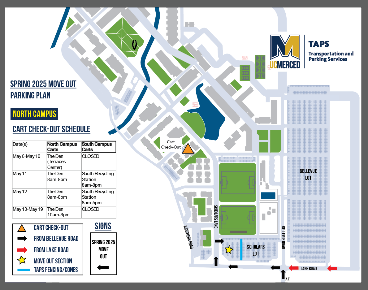 Move out Map (North Campus)