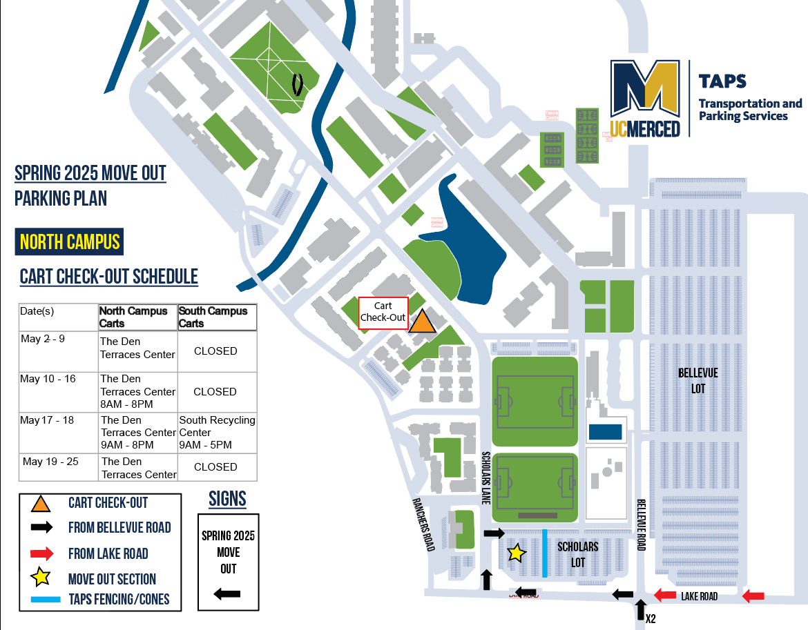 Move out Map (North Campus)